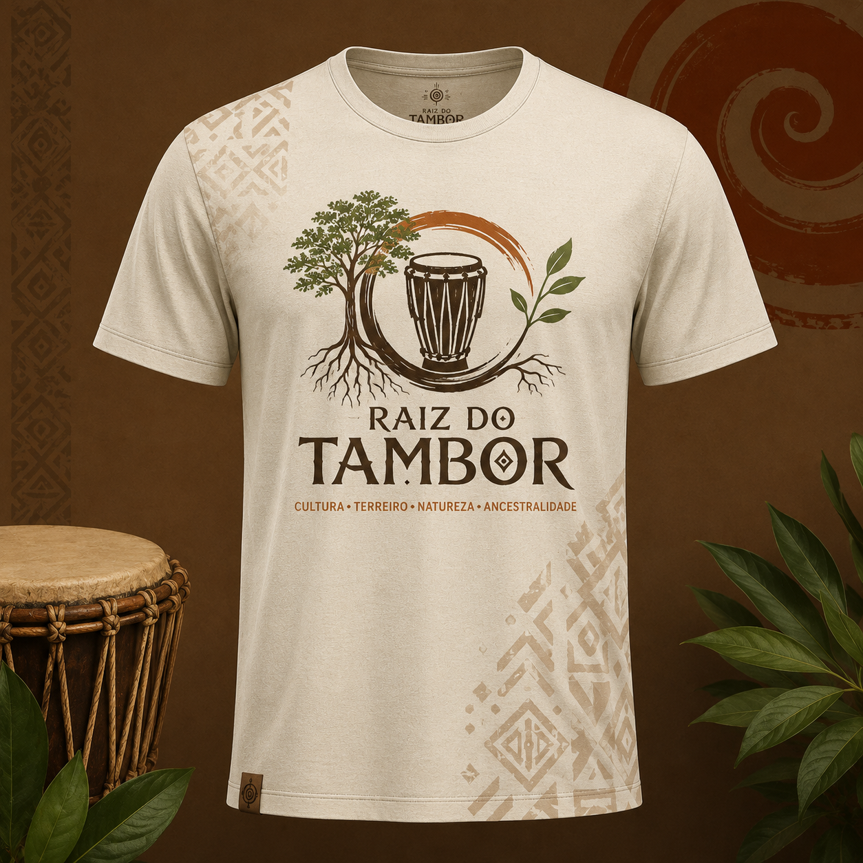 Camiseta Cultura, Terreiro, Natureza e Ancestralidade
