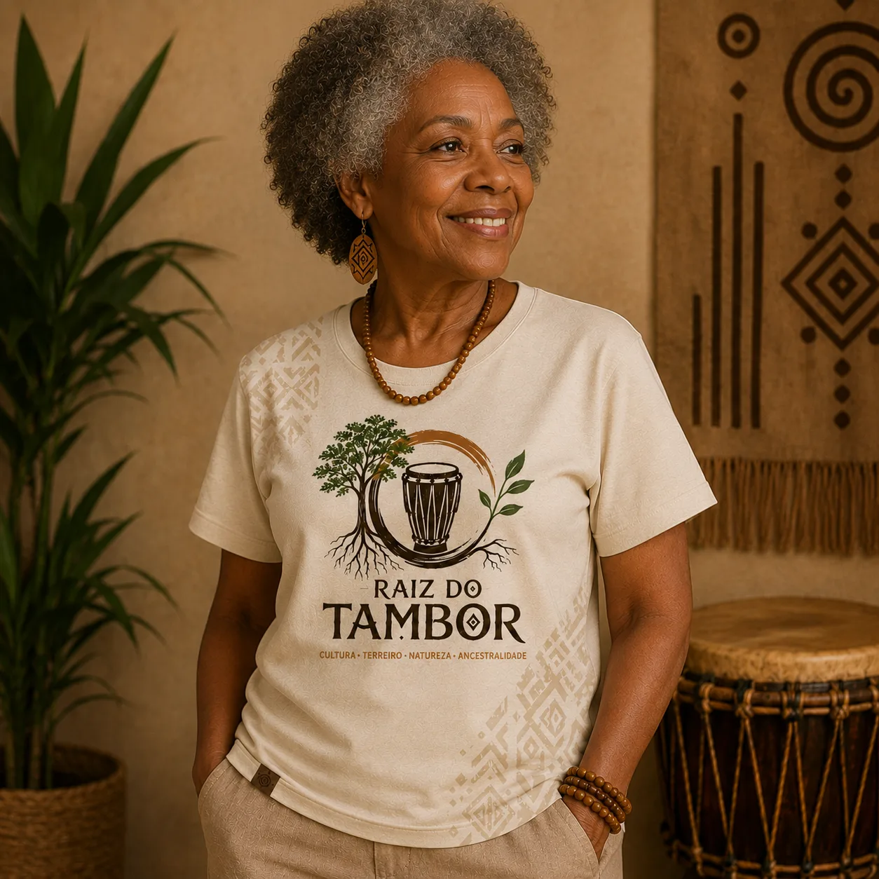 Camiseta Cultura, Terreiro, Natureza e Ancestralidade