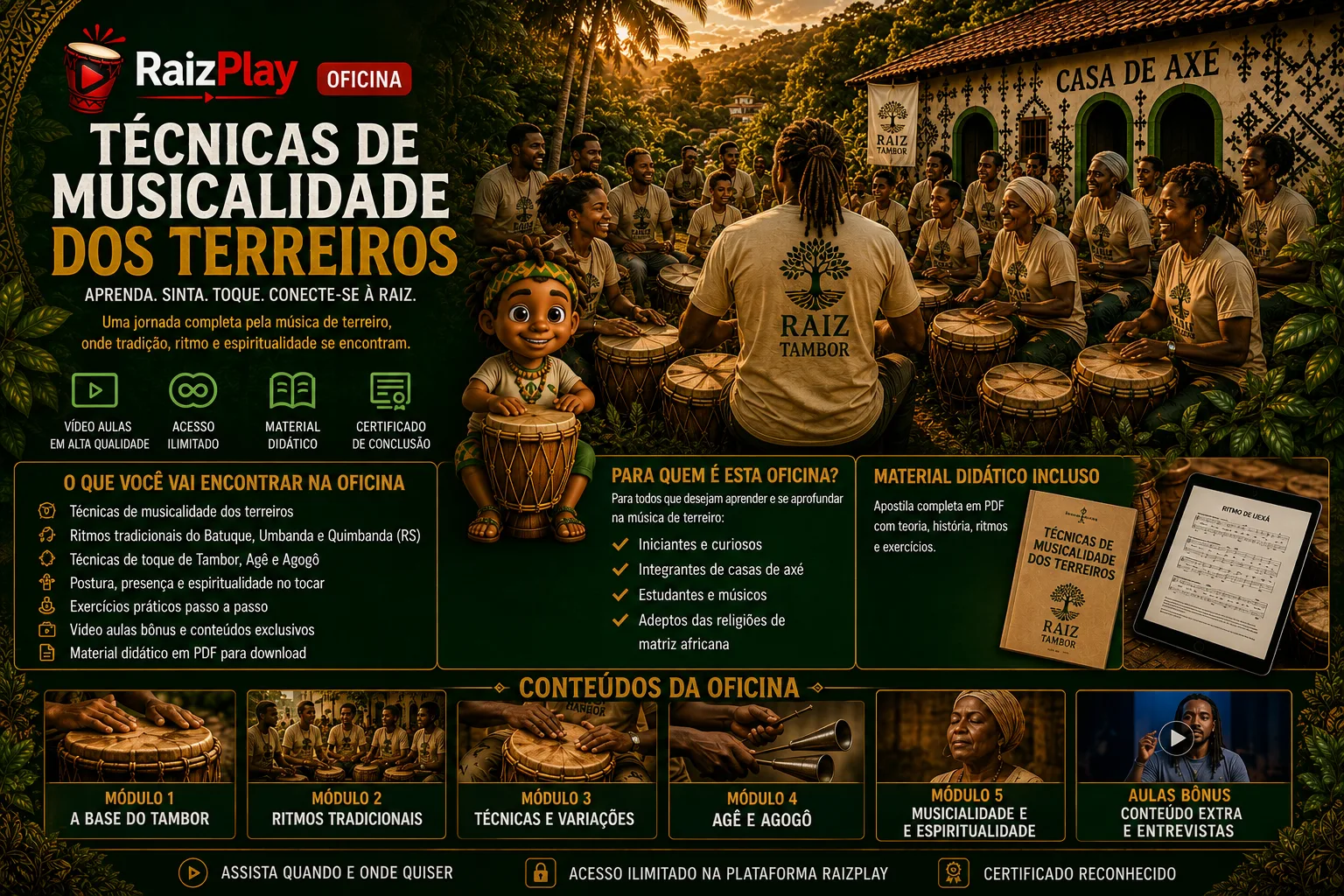 RaizPlay - Oficina de Musicalidade Ancestral (Temporada 1)