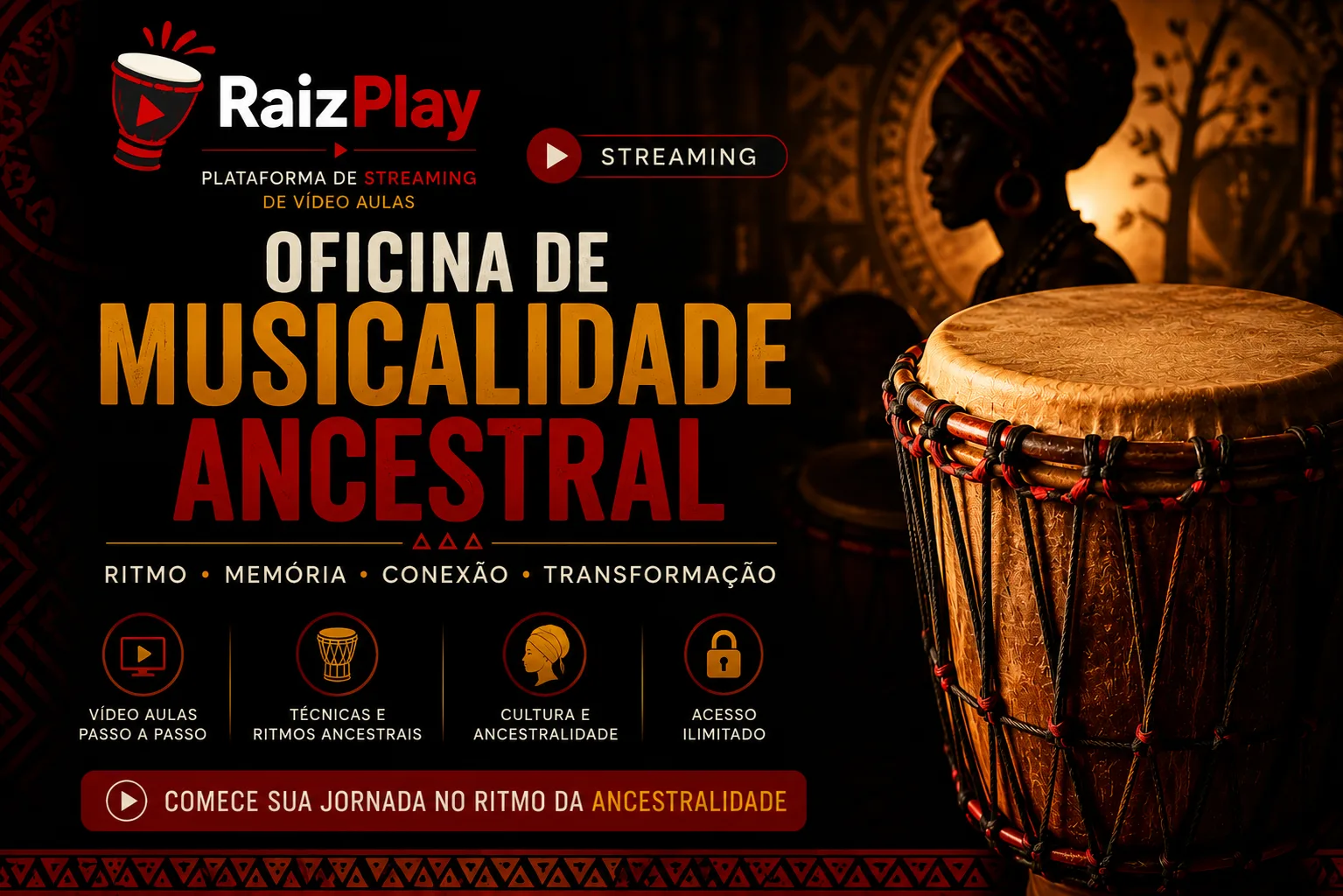 Streaming - Oficina de Musicalidade Ancestral